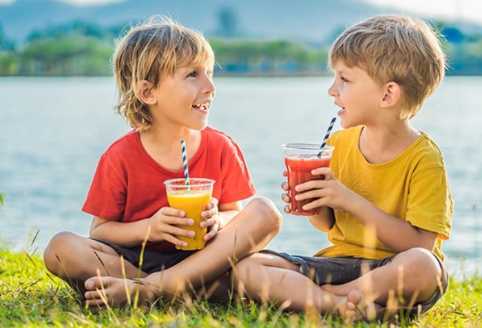 آب سیب و لیمو نوشیدنی مقوی برای کودکان