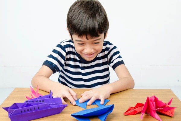 بازی فکری اوریگامی کودکان در خانه